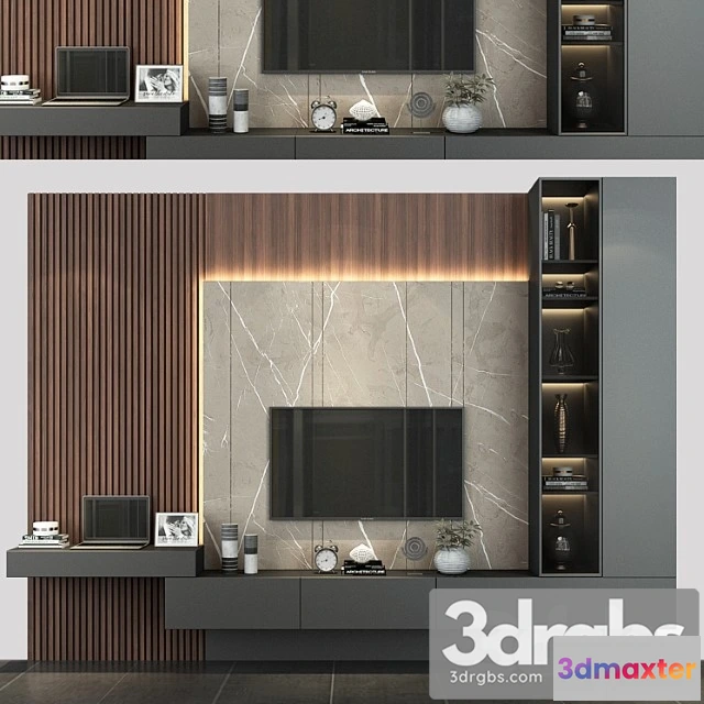 1041234 - Modern tv wall set185