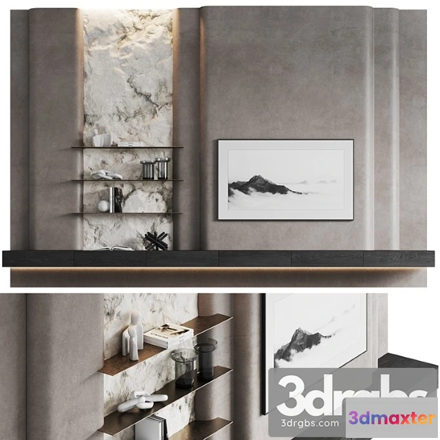 1041246 - Monolithic tv wall