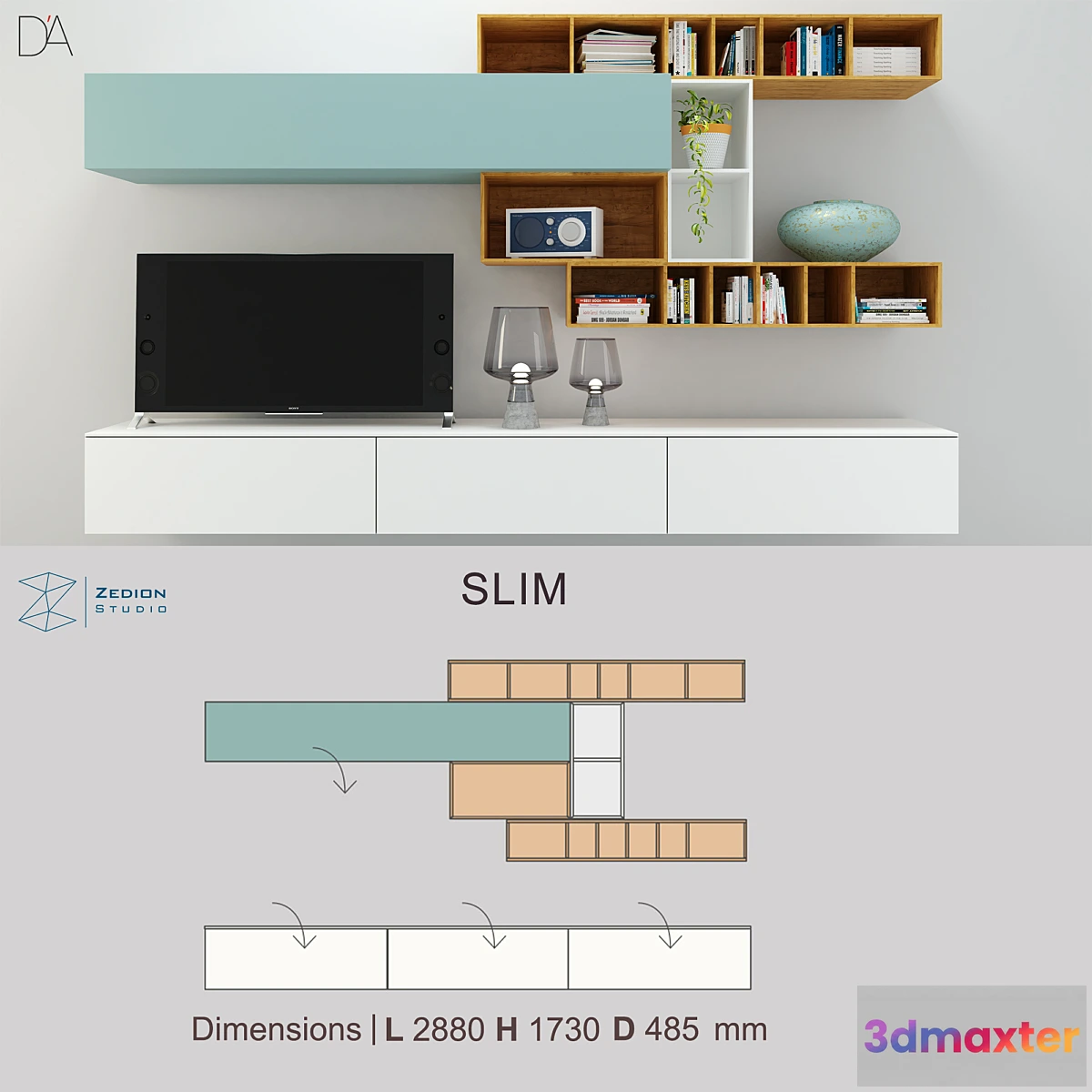 1281546 - SLIM 100 3D Max