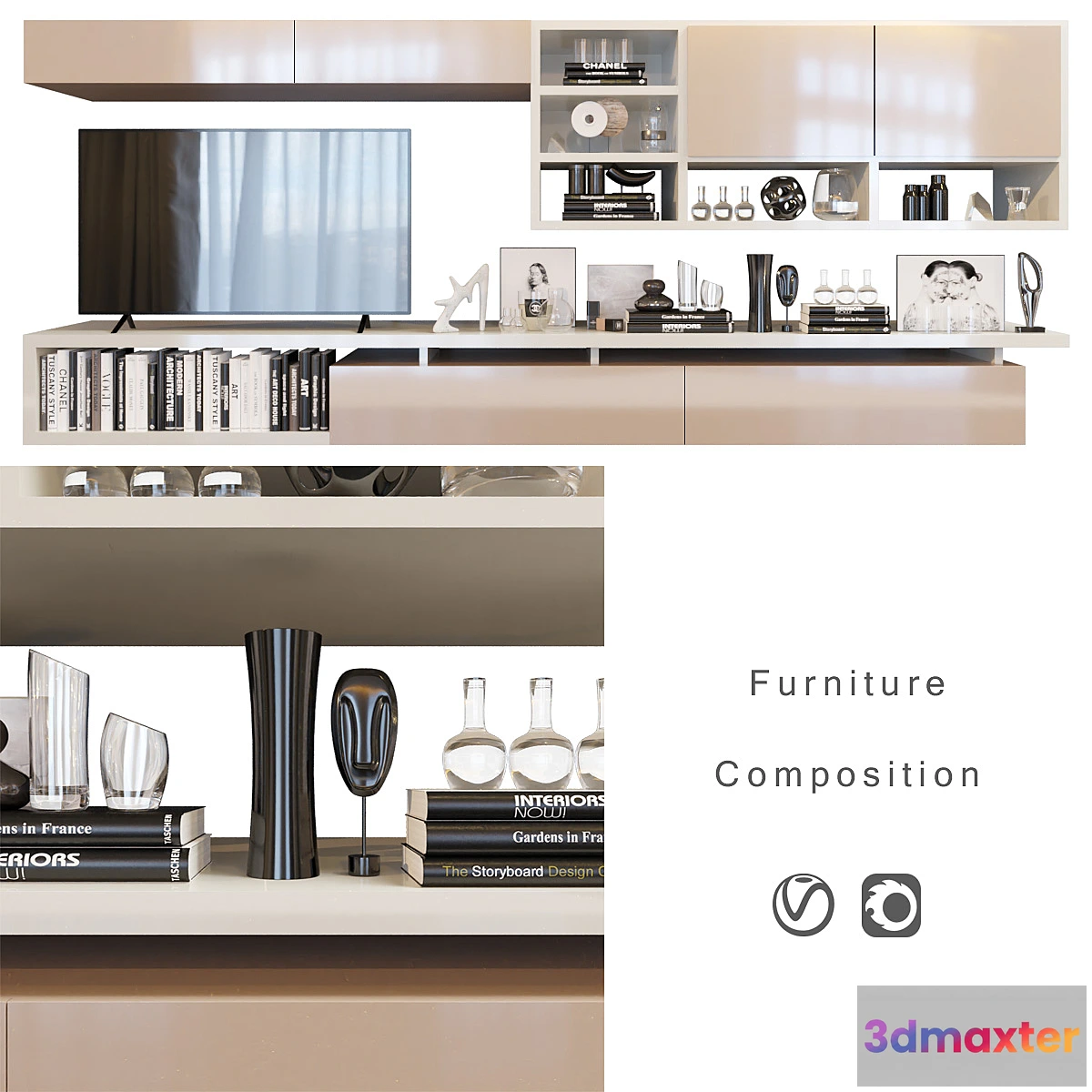 1296974 - Roche Bobois  set 48 - No.2 3D Max