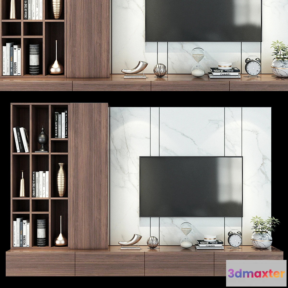 1303259 - TV Stand set 211 3D Max