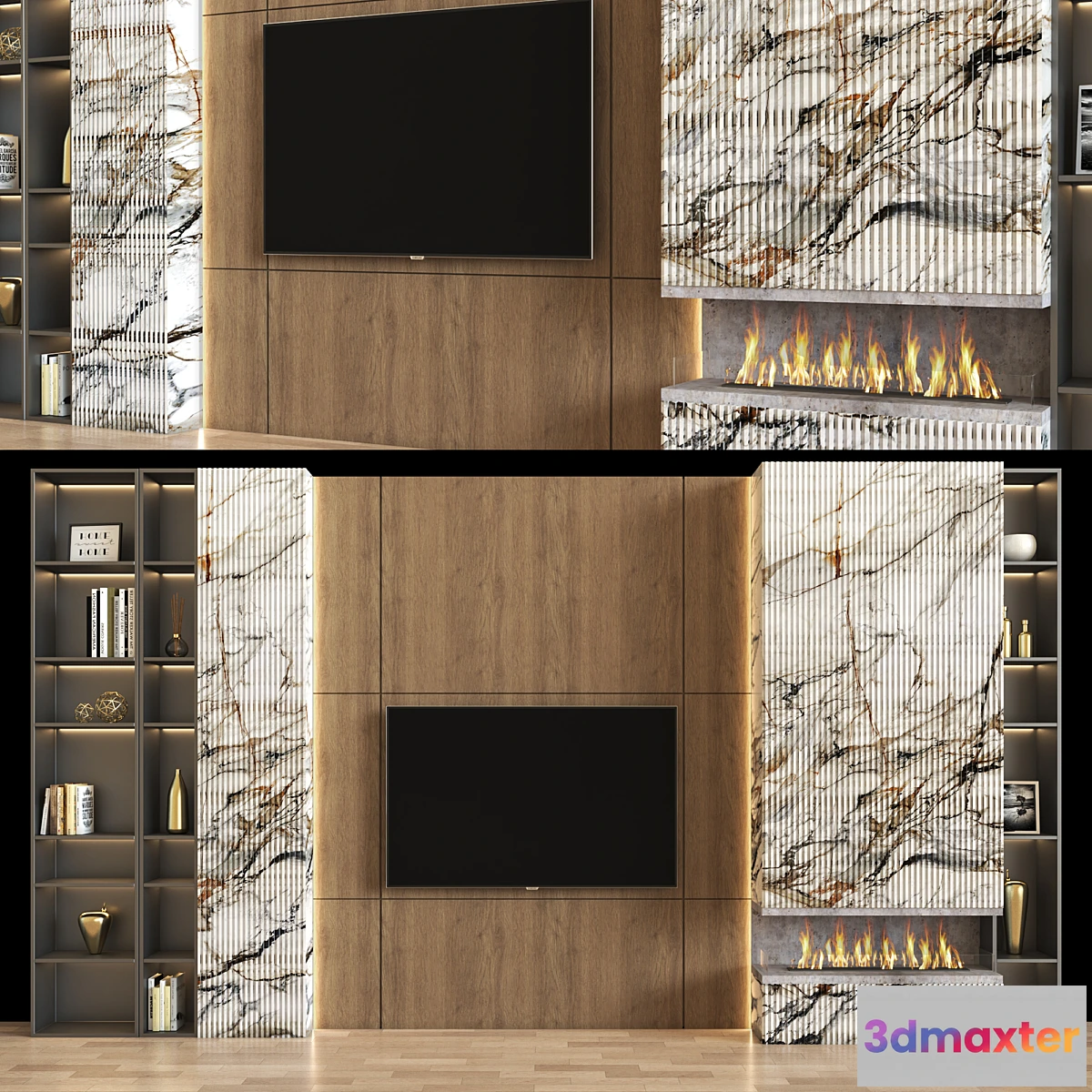 1307006 - Modern Tv Wall 11 3D Max