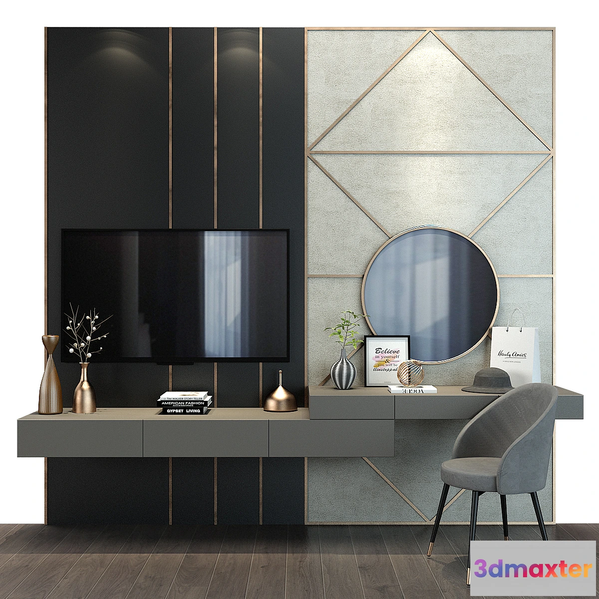 1324220 - TV shelf 0103 3D Max