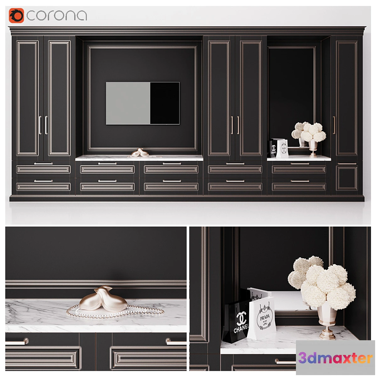 1331520 - Furniture composition 1 3D Max