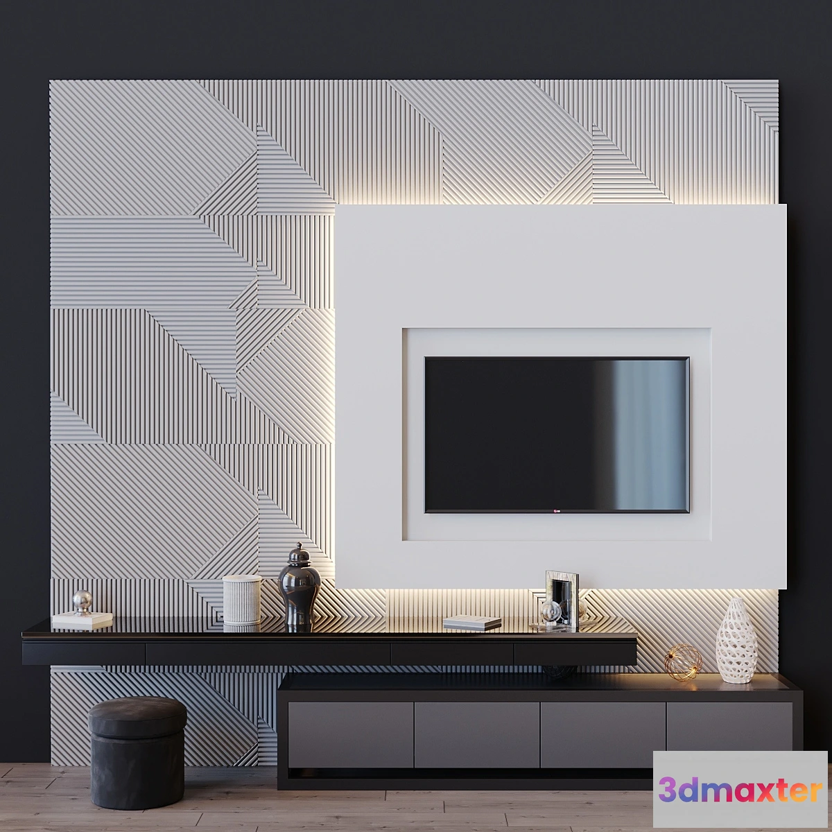 1336315 - tv set 55 3D Max