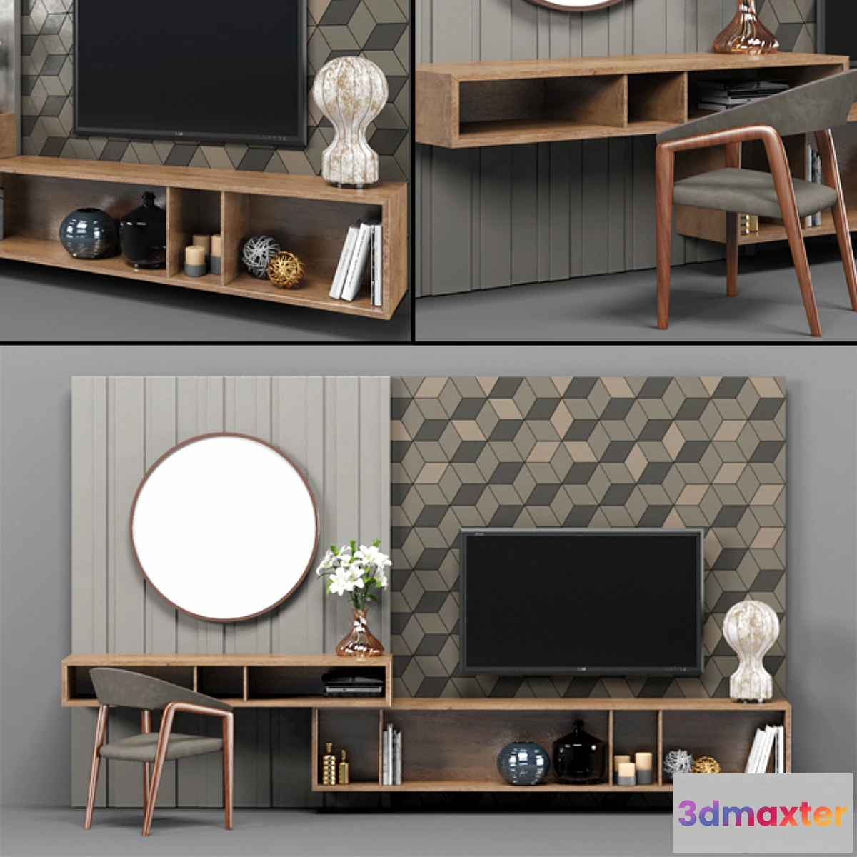 1338486 - Thermo with Tv Stand_02 3D Max