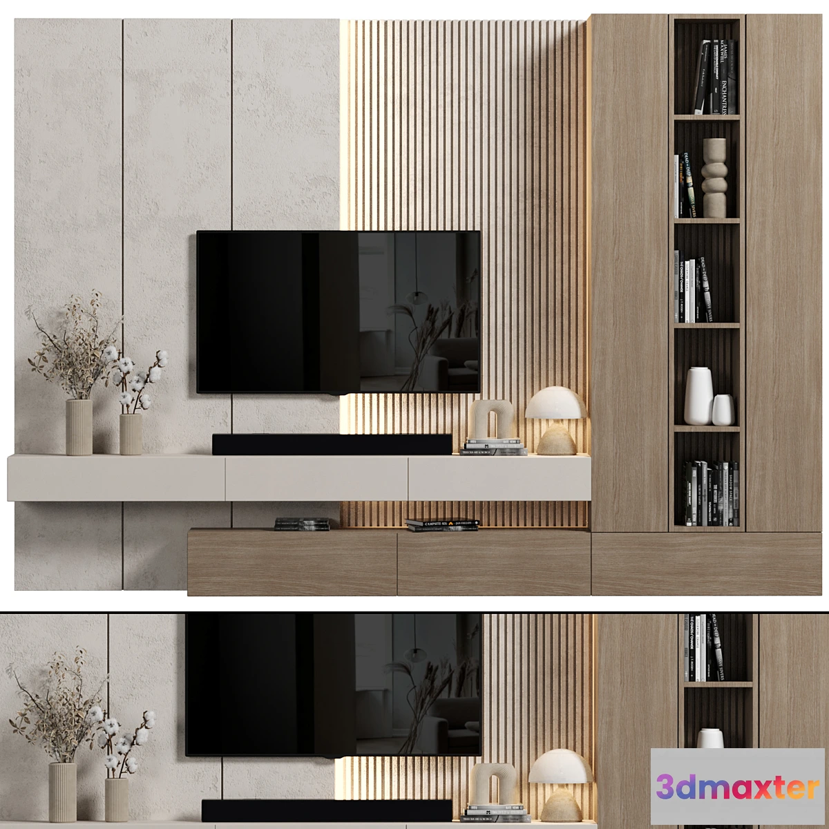 1339893 - TV Wall 118 - No.2 3D Max