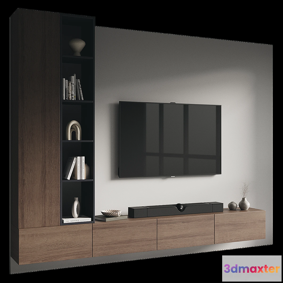 1401276 - TV wall set 121 3D Max