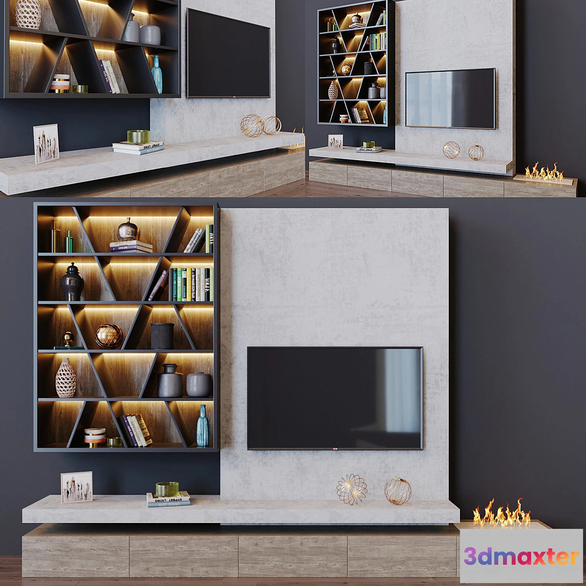 1401772 - tv set 16 3D Max