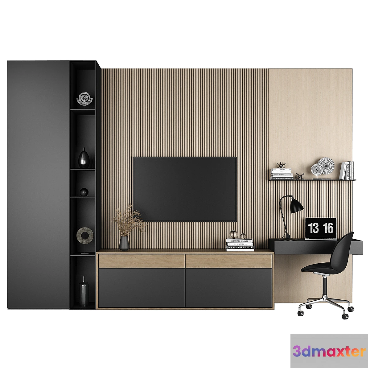 1402060 - Furniture composition 79 3D Max