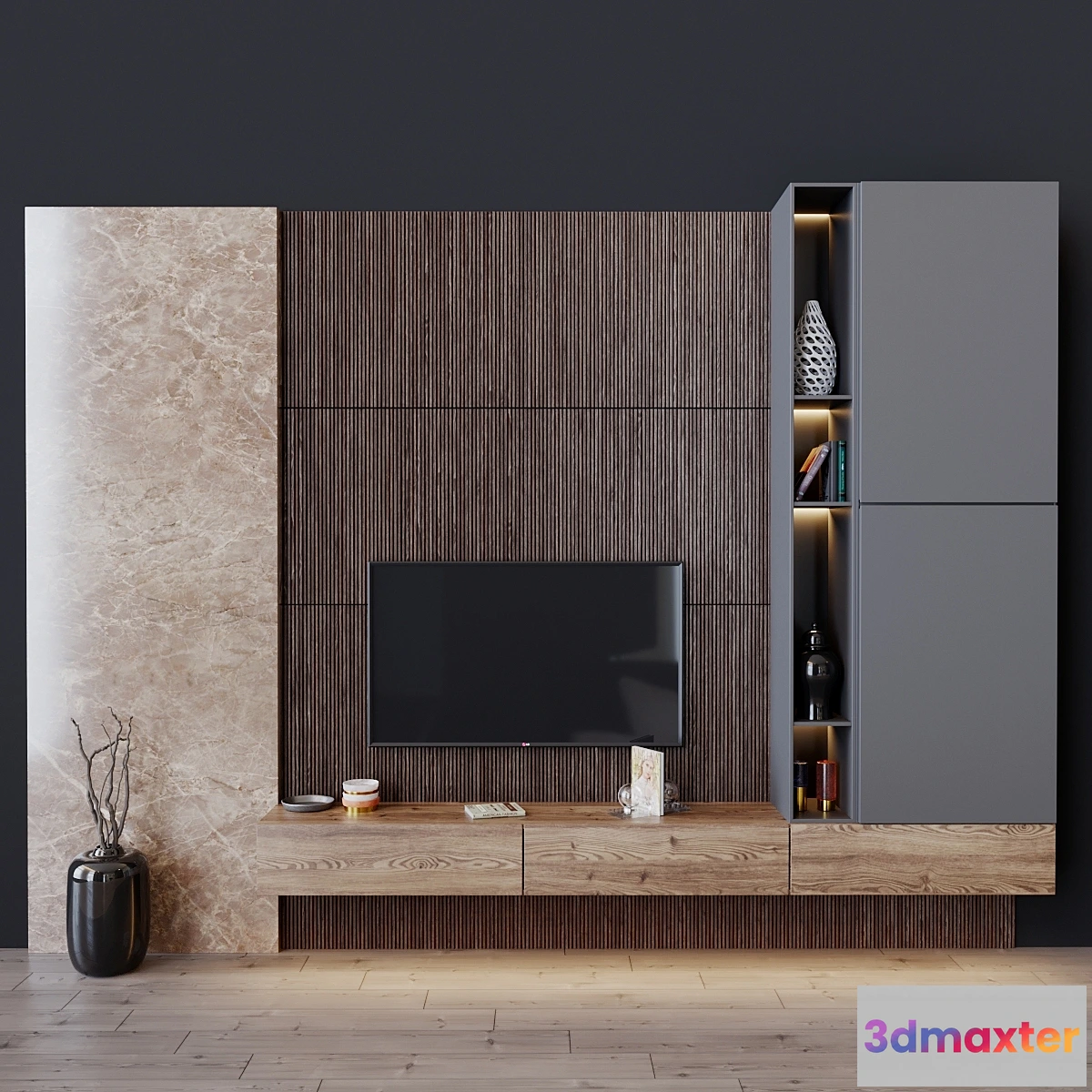 1402482 - tv set 49 3D Max