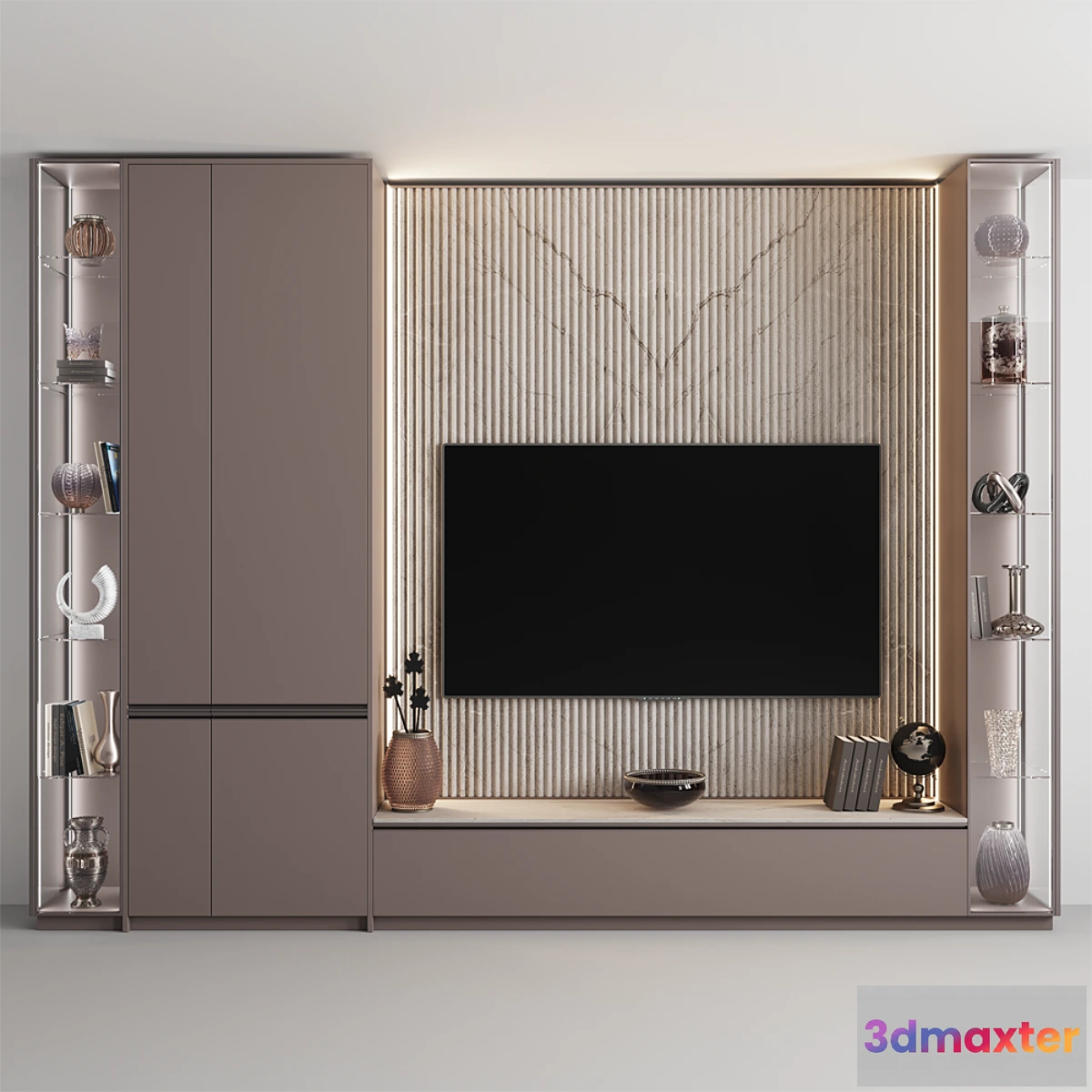 1405578 - TV Consol “Soft Pink” 3D Max