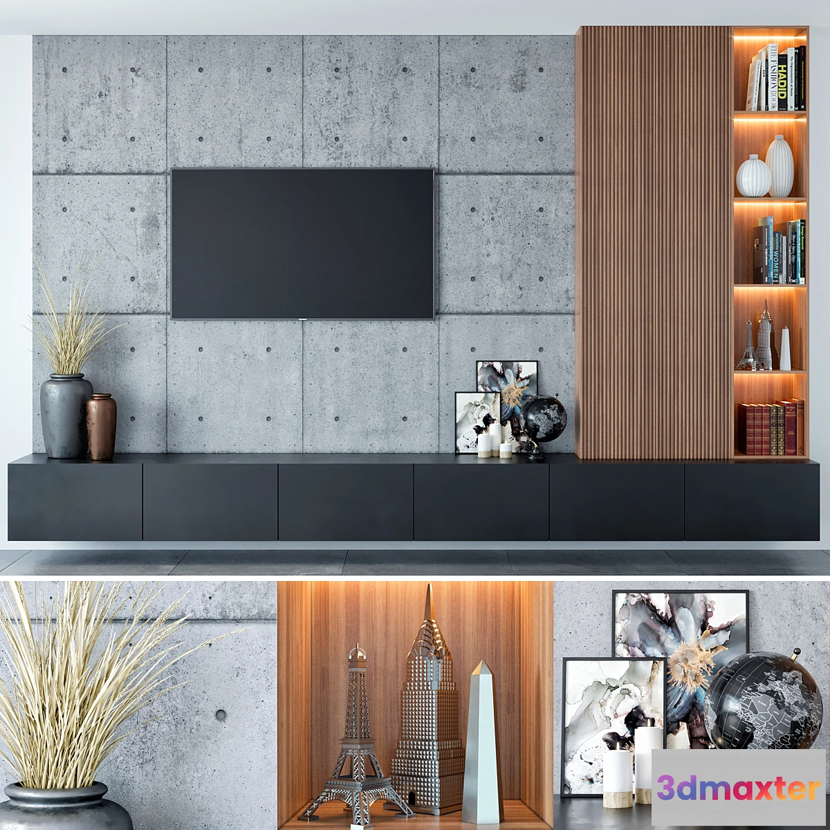 1405804 - tv unit 09 3D Max