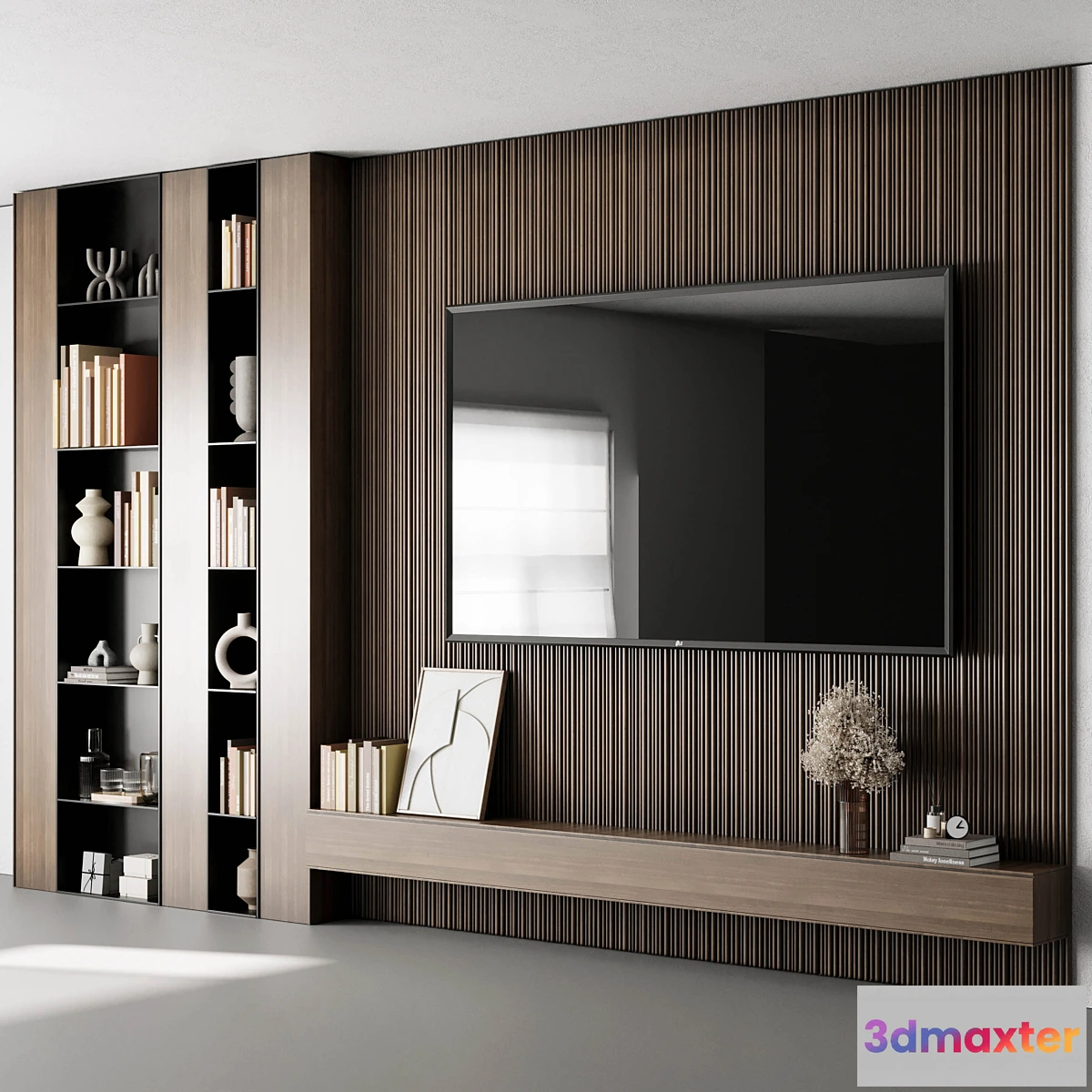 1408014 - TV Wall Set 18 3D Max