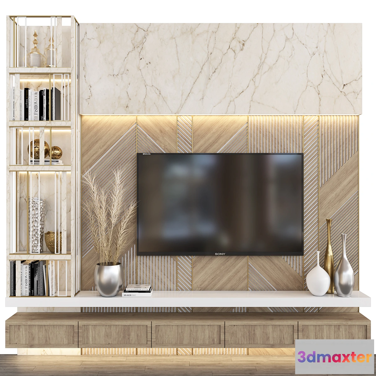 1419212 - Tv Wall 07 3D Max