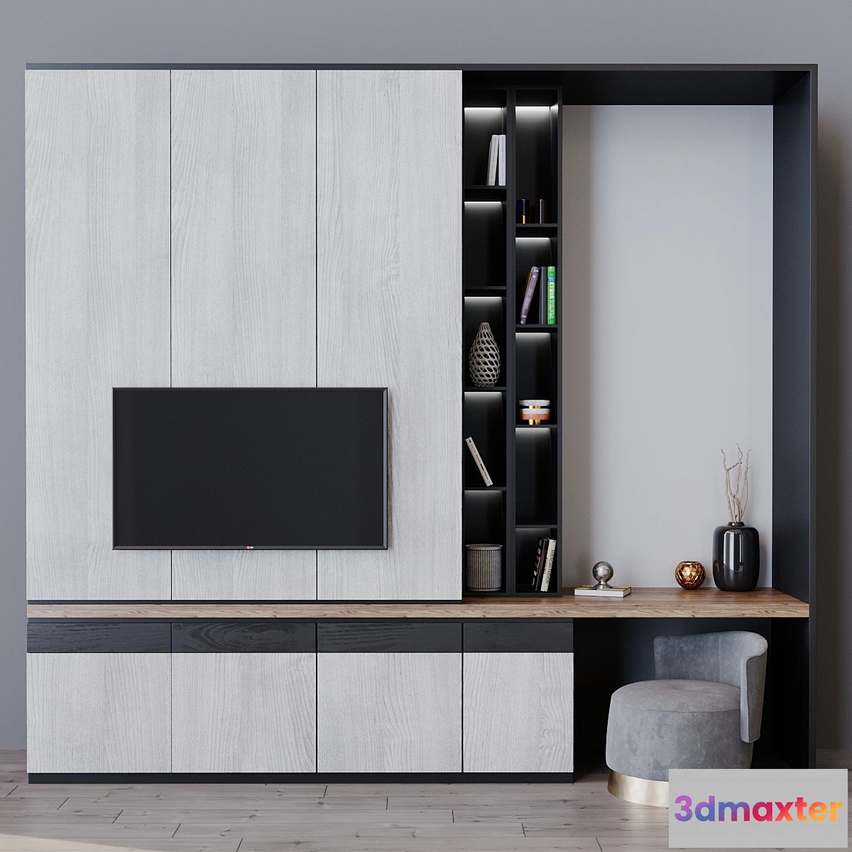 1419664 - tv set 62 3D Max