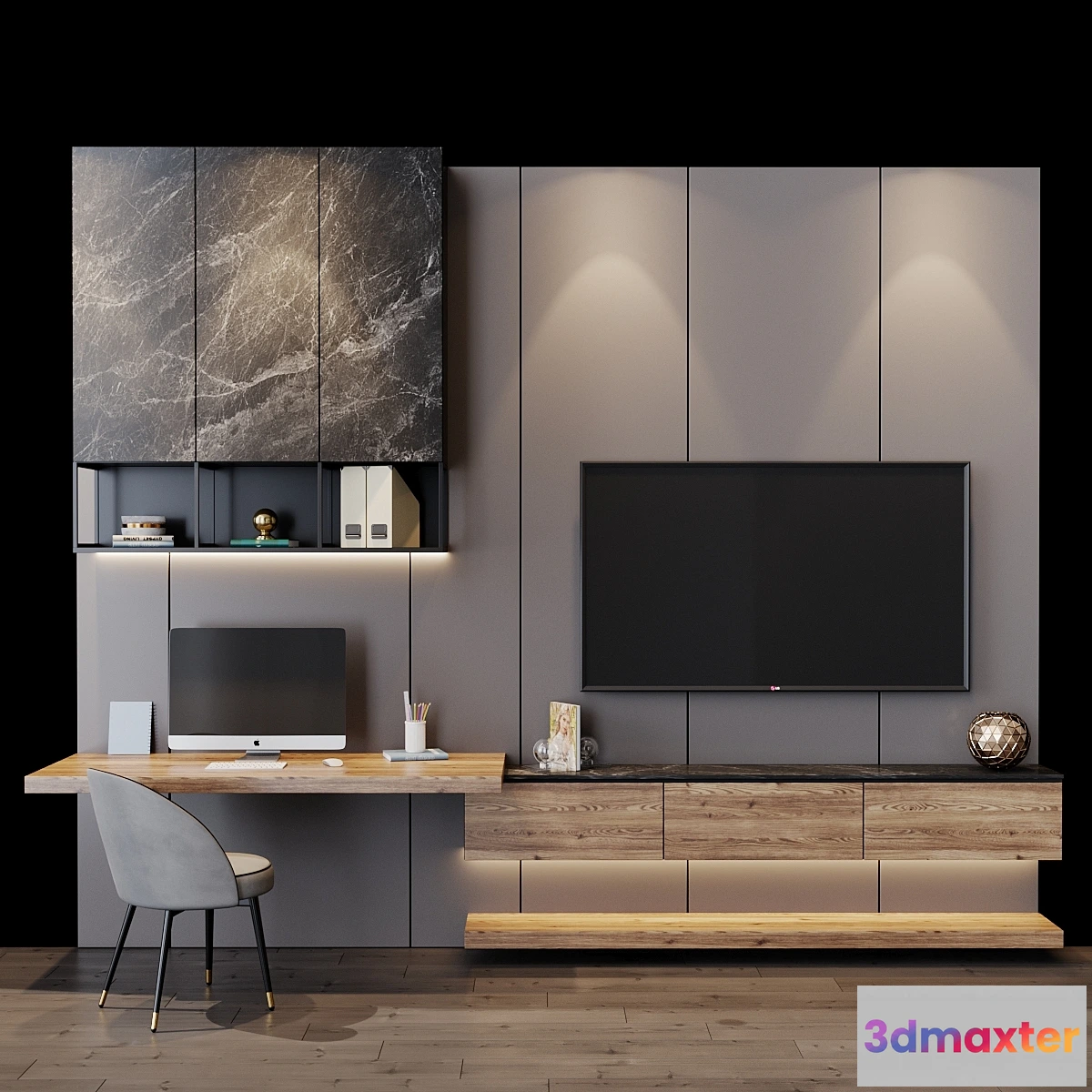 1424668 - tv set 115 3D Max