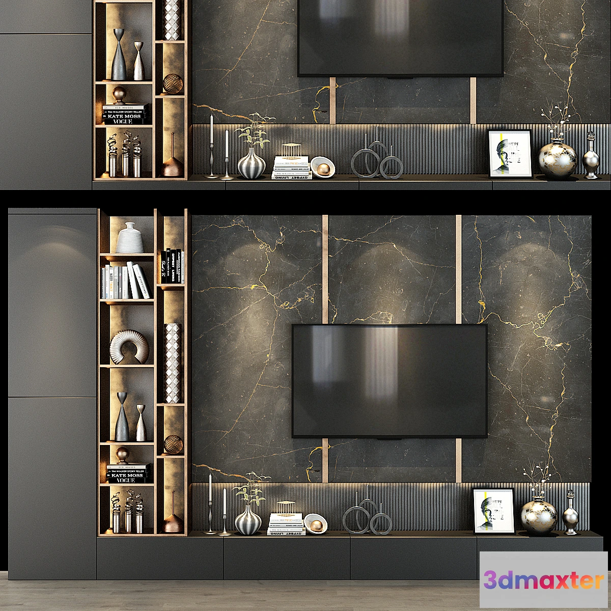 1433196 - TV shelf 0282 3D Max