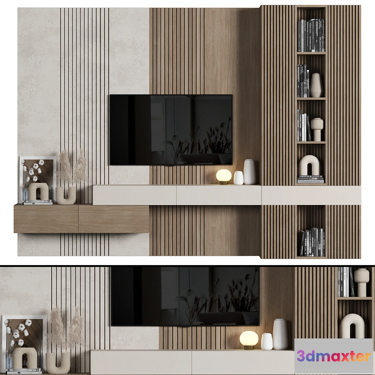 1435380 - TV Wall 067 3D Max