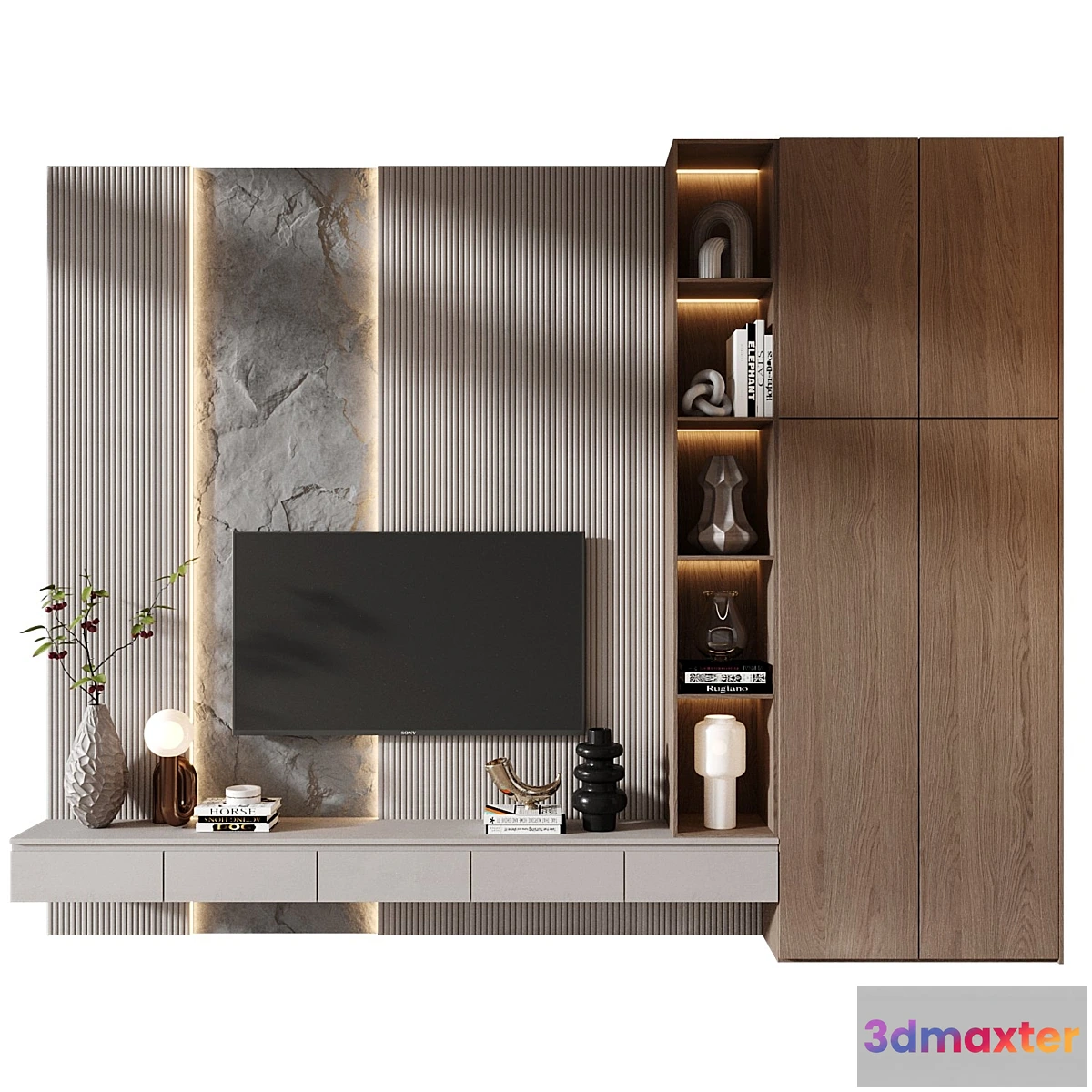 1438694 - TV Shelf KTV141 3D Max