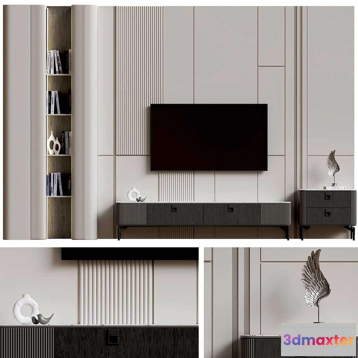 1440792 - Tv wall04 3D Max