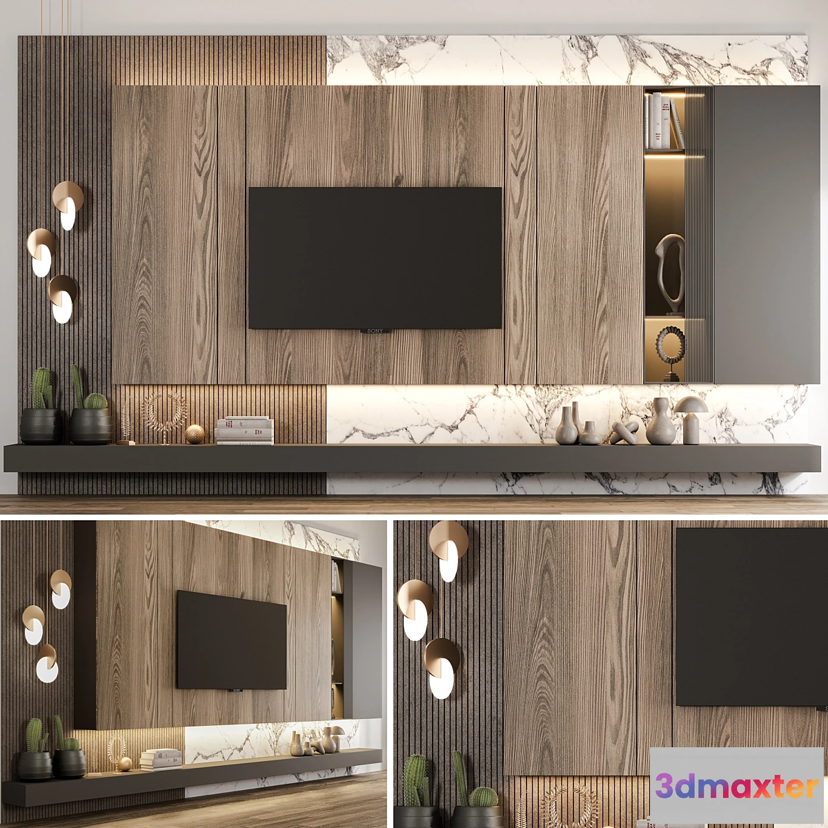 1445828 - Tv Wall NZ 01 3D Max