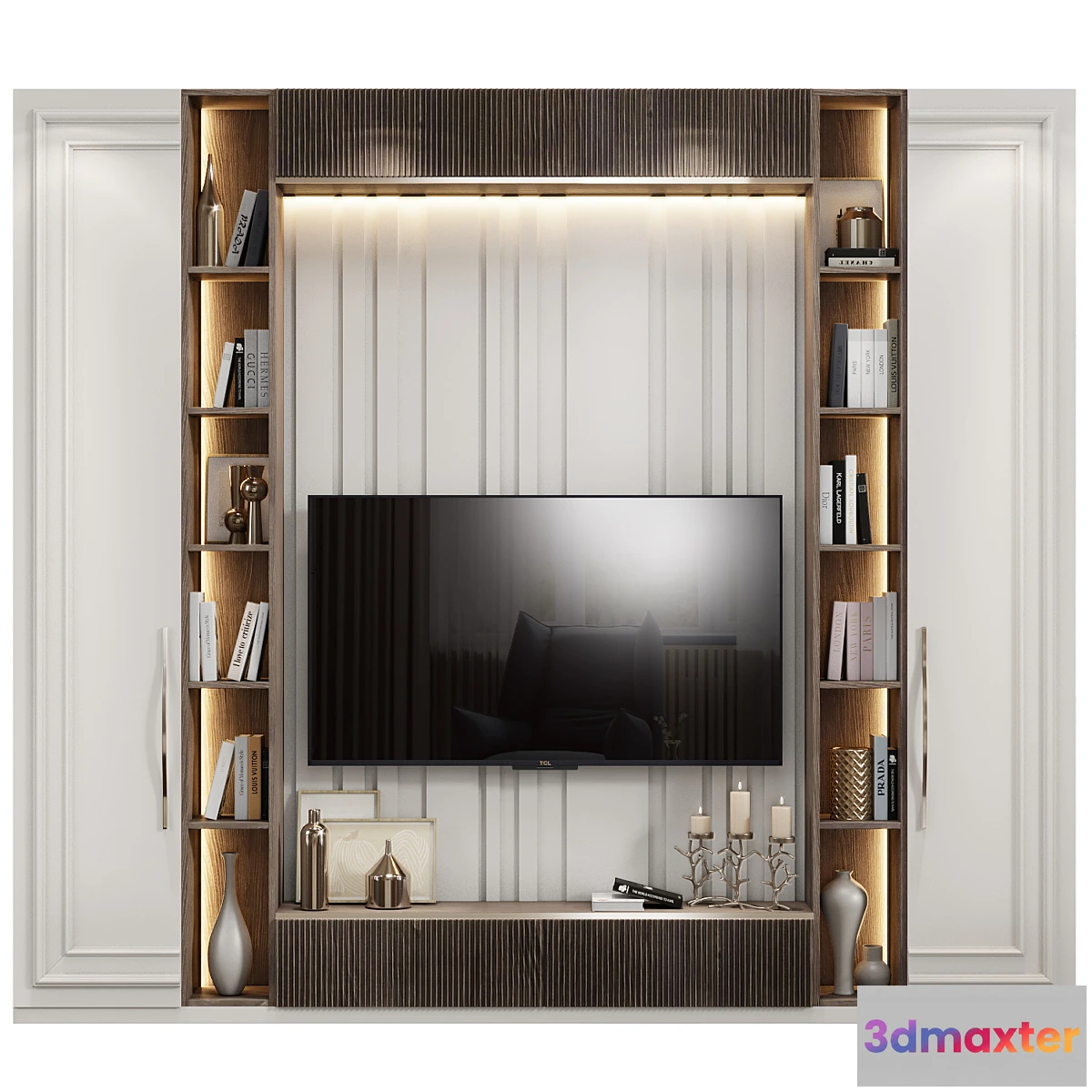 1447452 - Neoclassical TV wall 019 3D Max