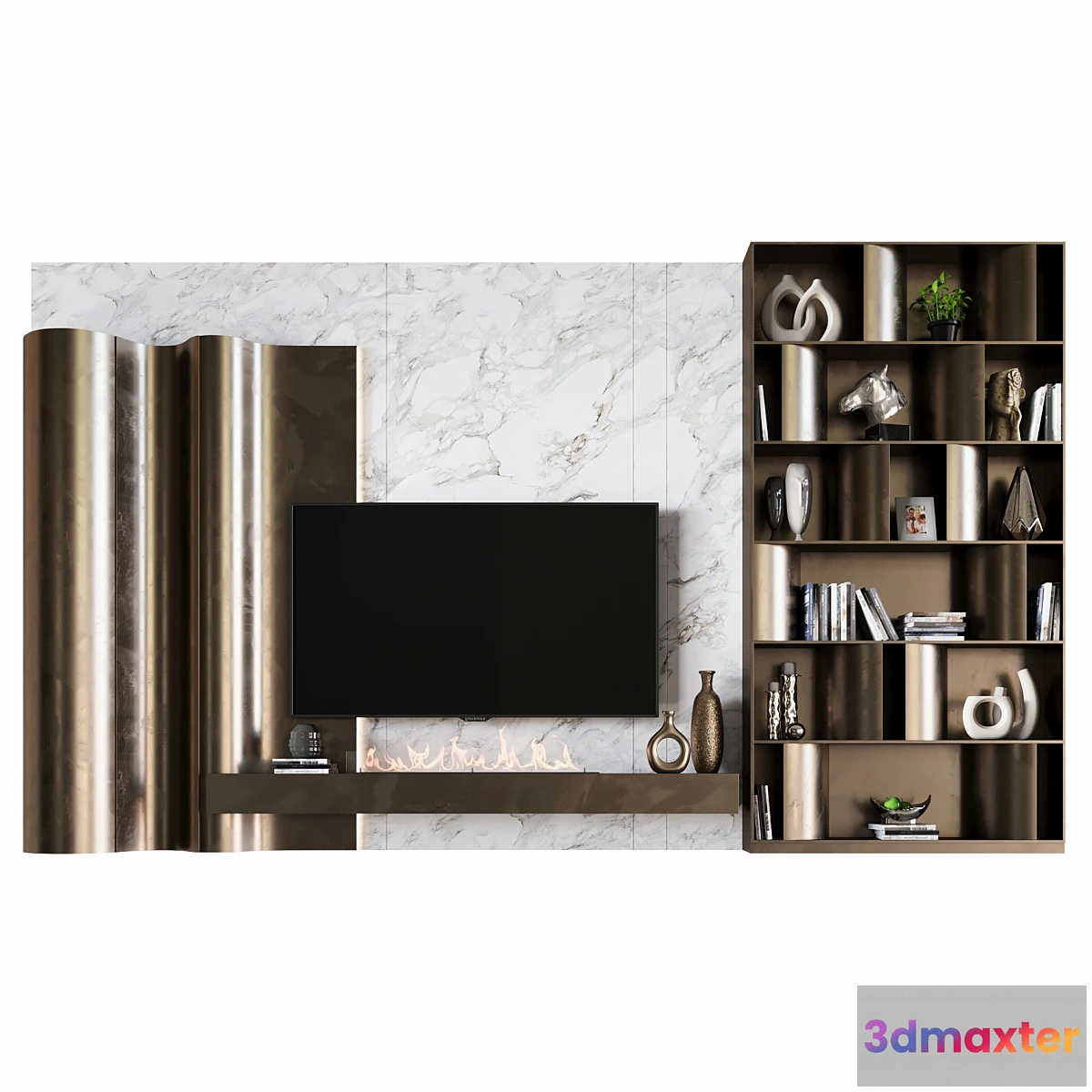 1447456 - TV Wall 17 3D Max