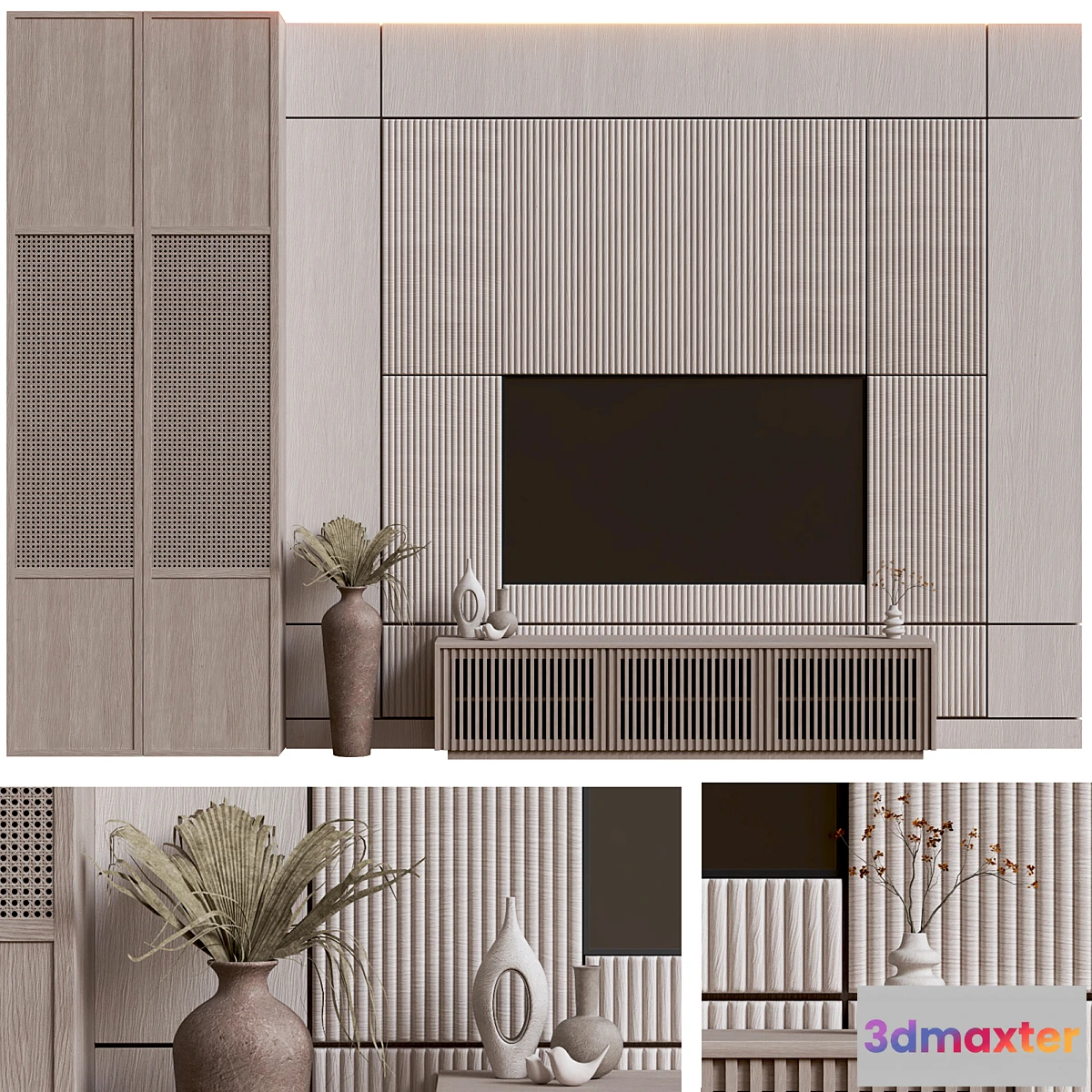 1448564 - TV Wall03 3D Max