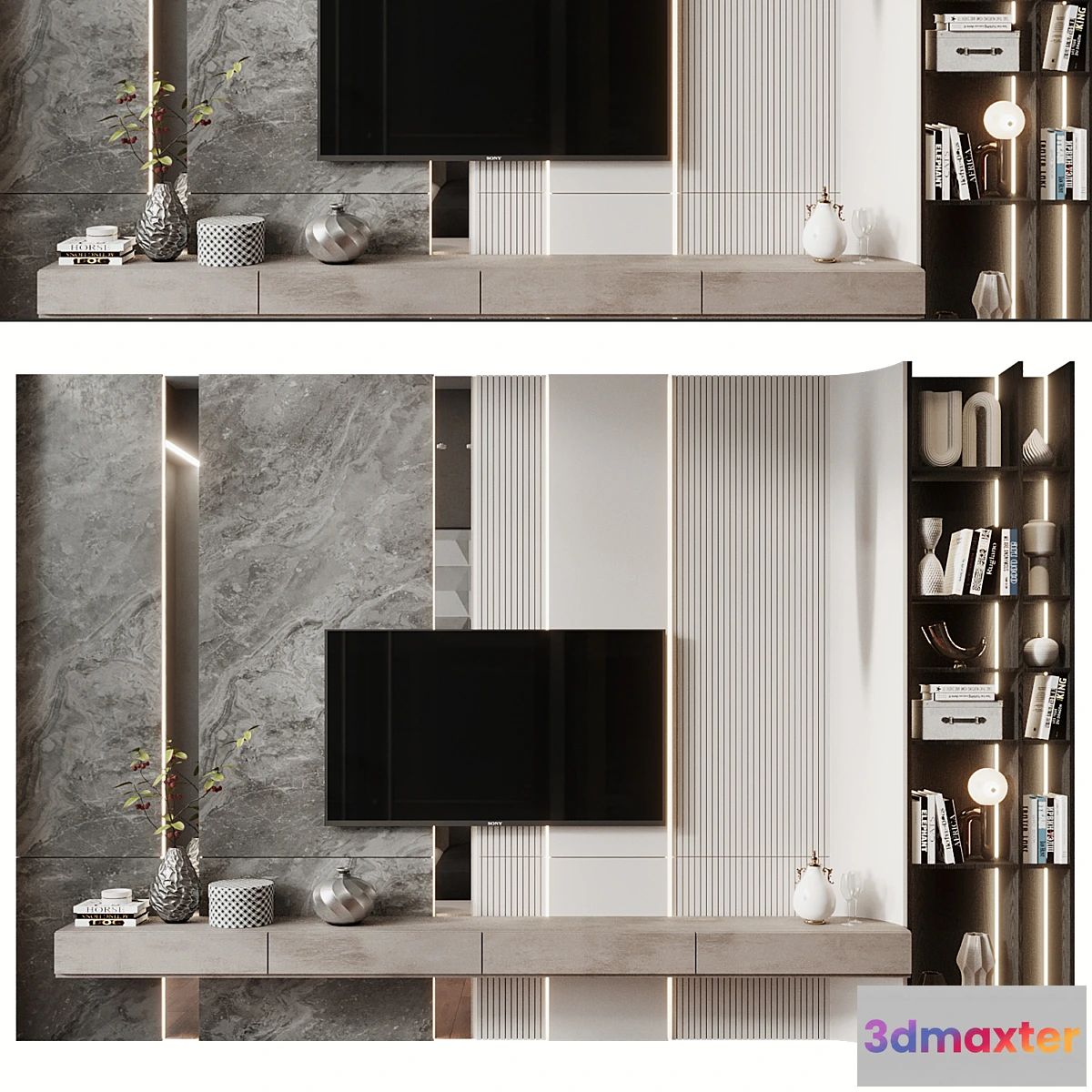 1449072 - TV Shelf KTV133 3D Max