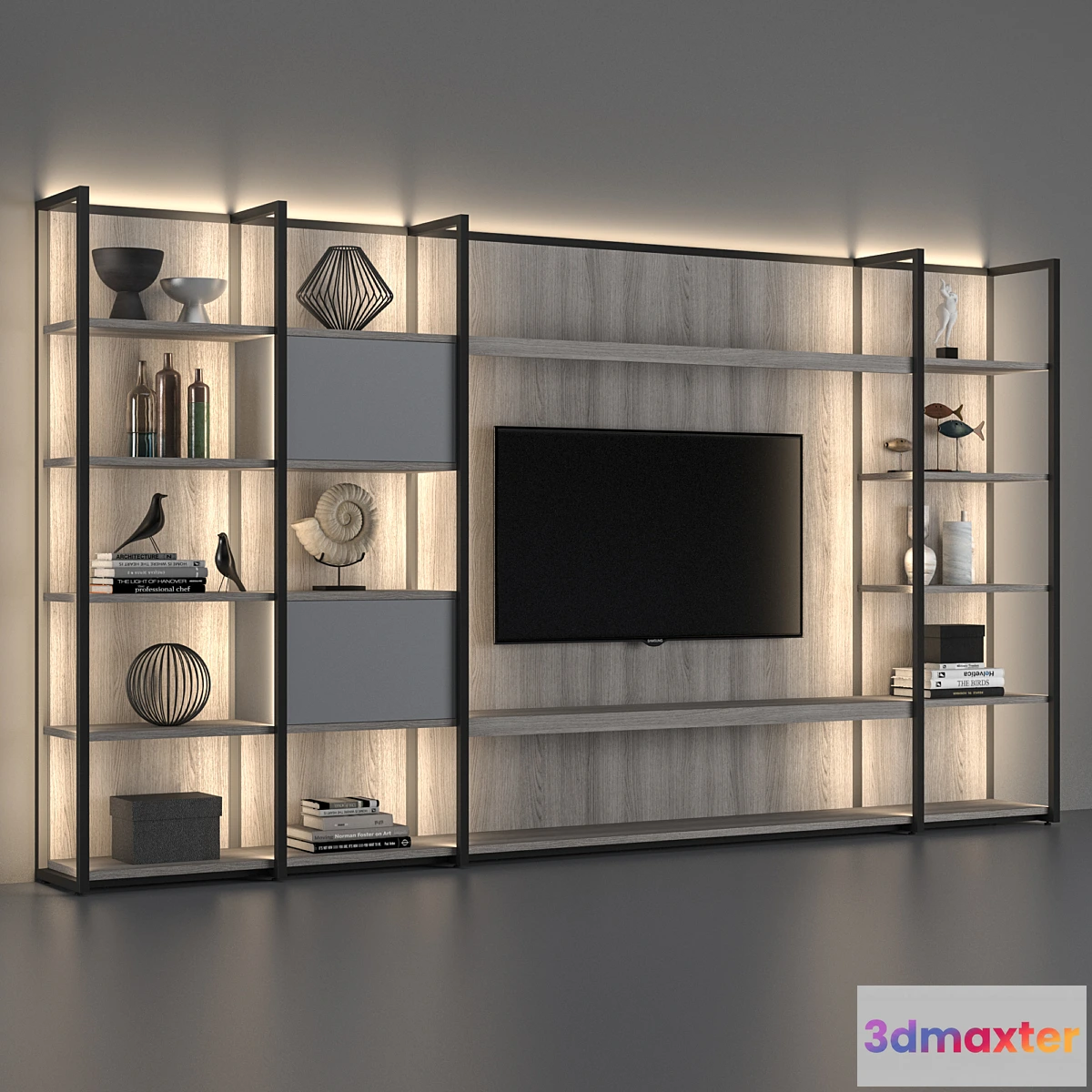 1455152 - Natevo Continuum TV cabinet (Flou) 3D Max