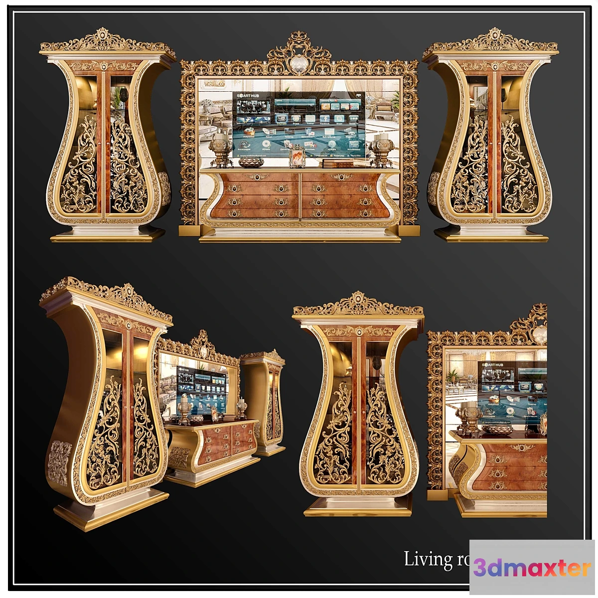 1457110 - Living room cappelletti 3D Max