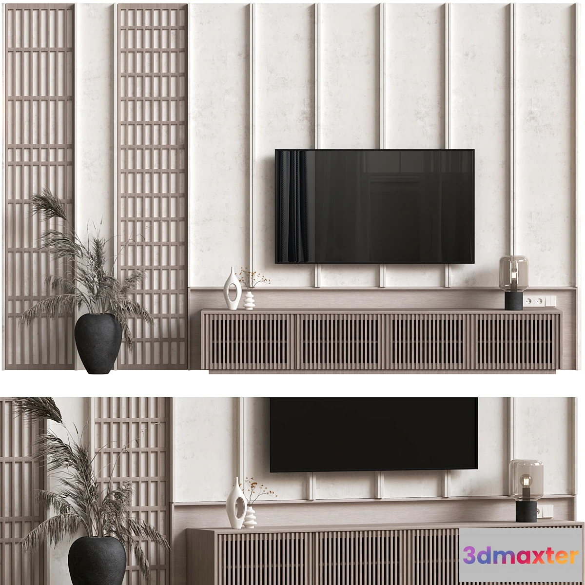 1461042 - Tv wall11 3D Max