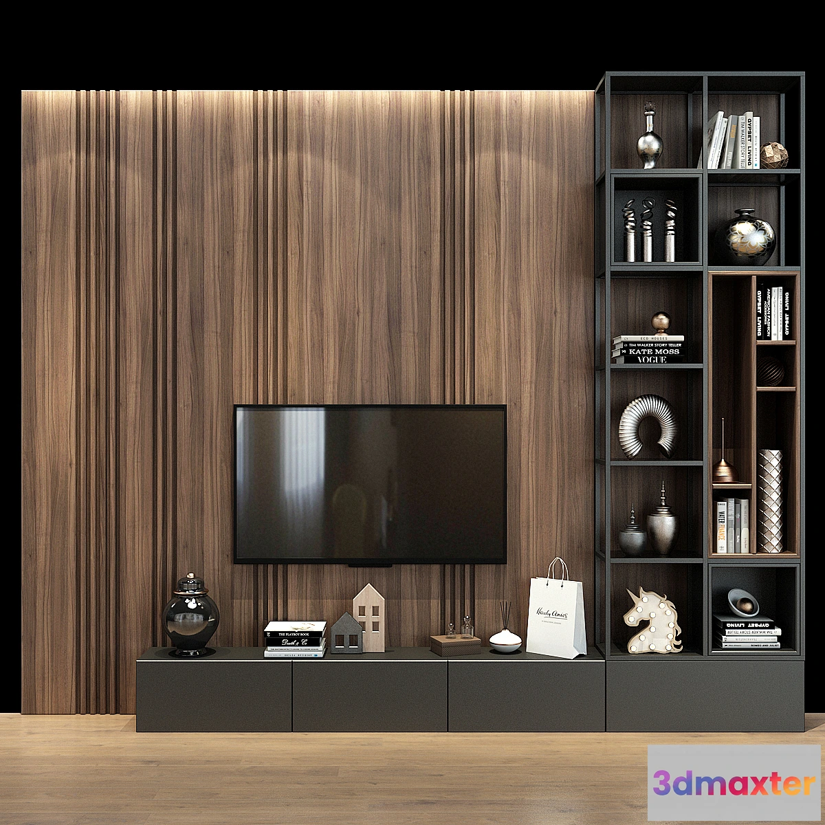 1464722 - TV shelf 0348 3D Max