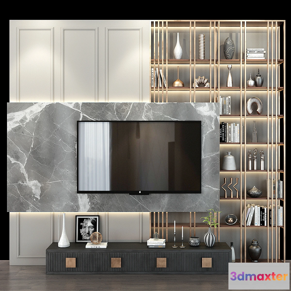 1465150 - TV shelf 0225 3D Max