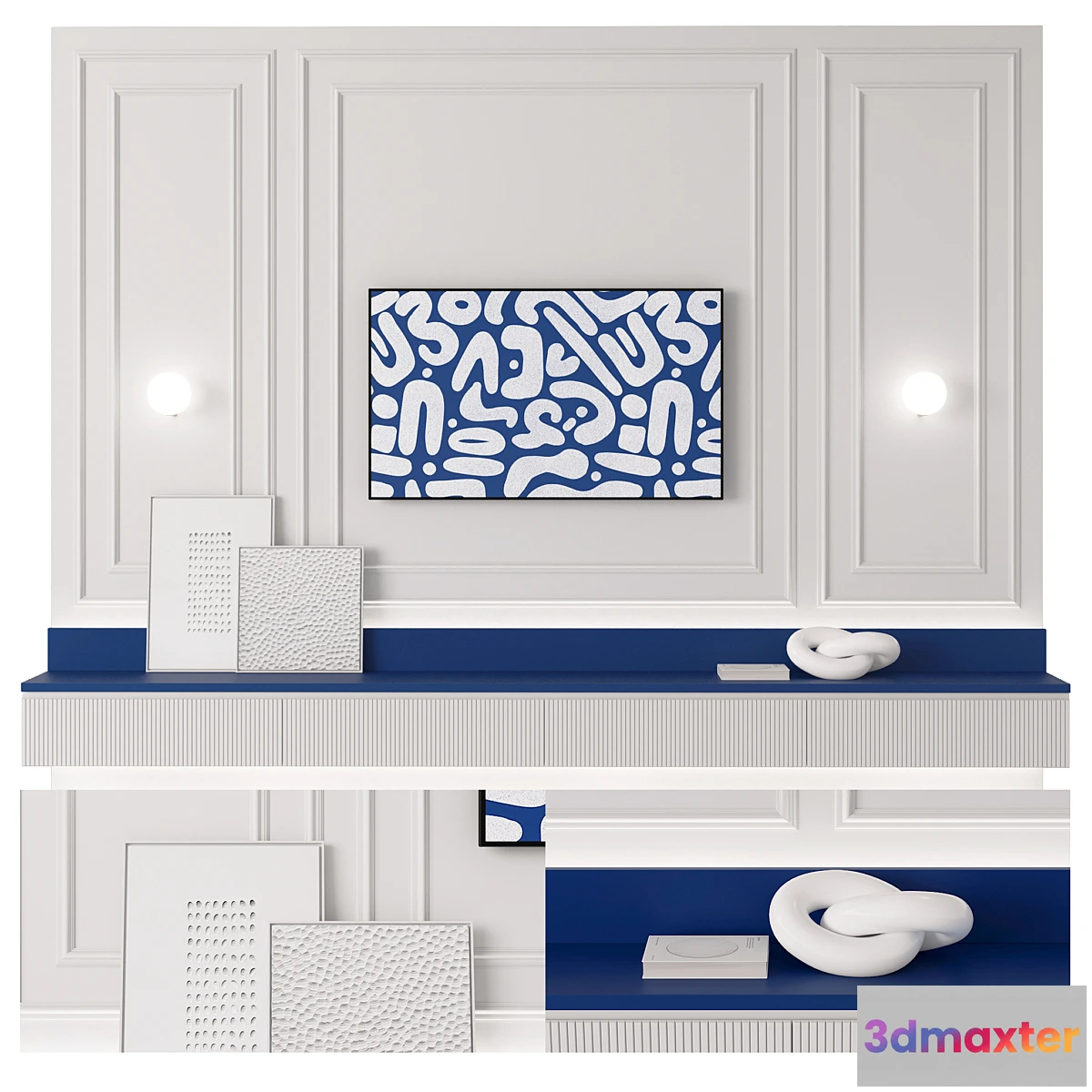 1470134 - Tv Wall 3D Max