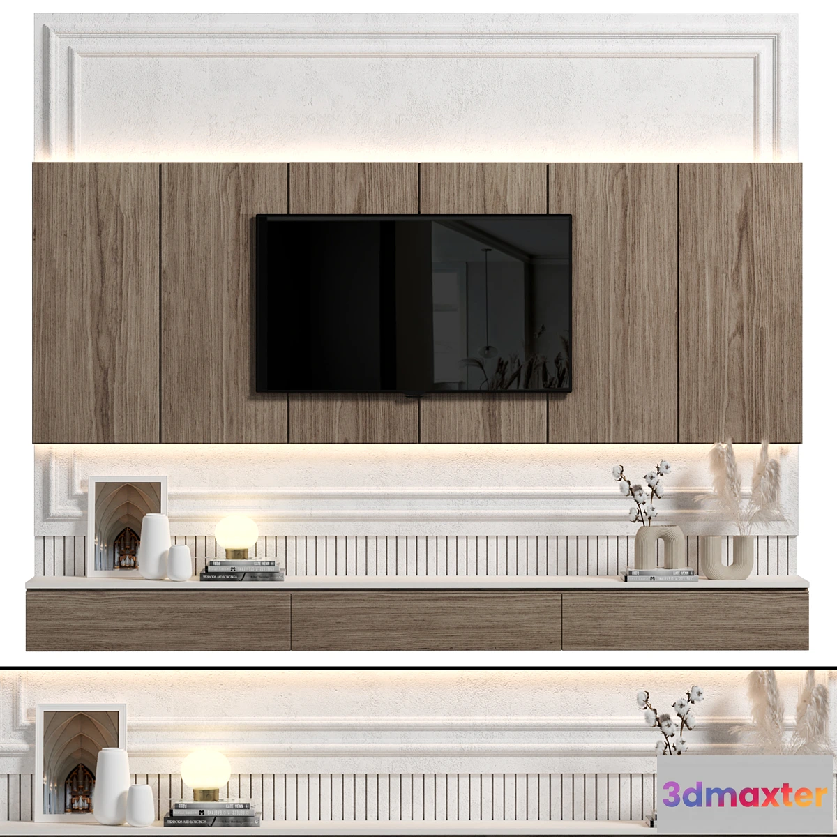 1474478 - TV Wall 101 3D Max