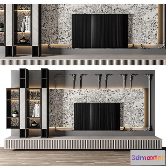 1538360 - Modern TV Wall 24 3D Max