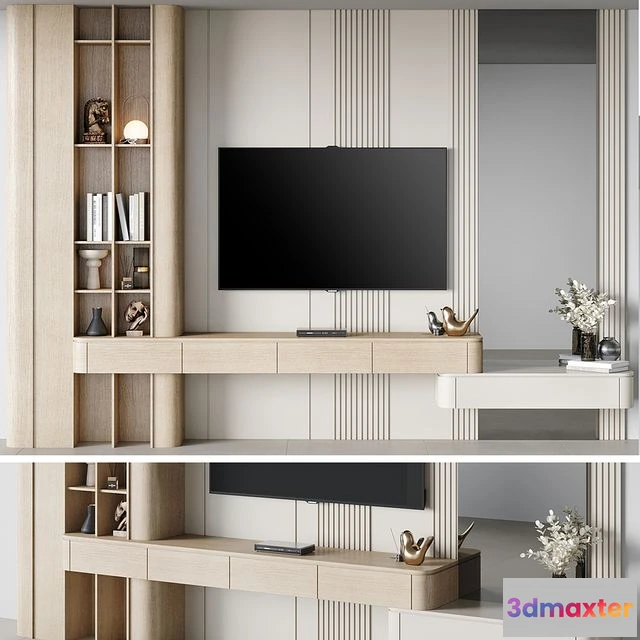 1543489 - TV Wall 49 3D Max