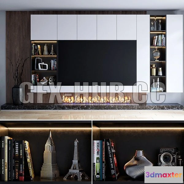 1543655 - Tv Unit 16 3D Max