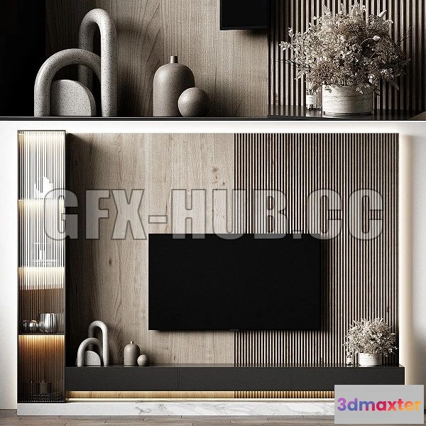 1543661 - TV Wall 5 3D Max