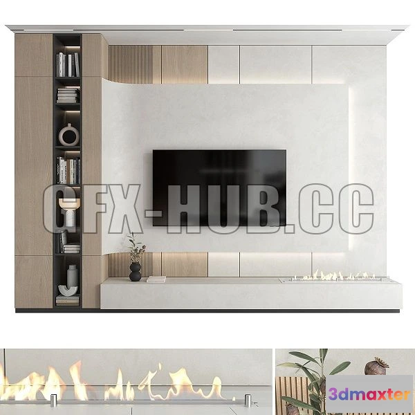 1543675 - TV Wall Set 30 3D Max