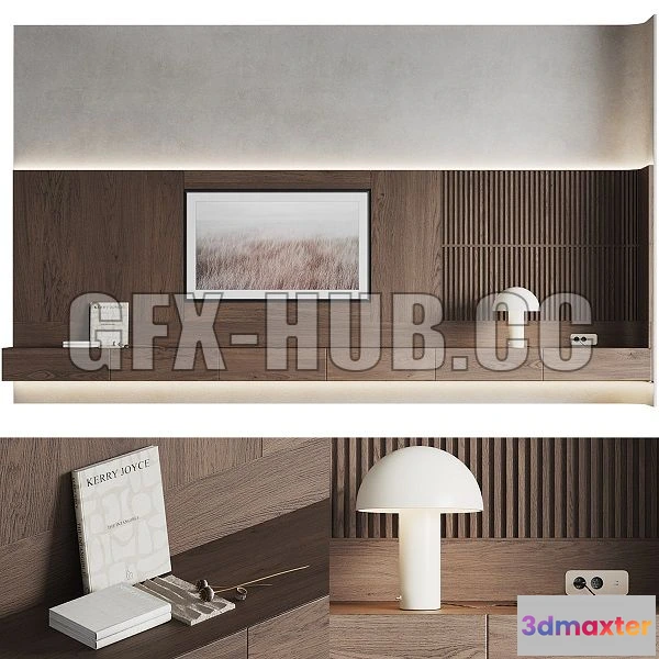 1543677 - TV Wall Tokipan 3D Max