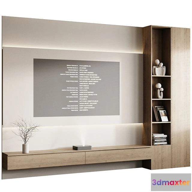 1544885 - TV Set and Projector 2 3D Max