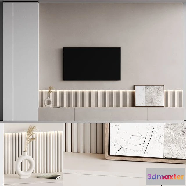 1544899 - TV wall 02 3D Max