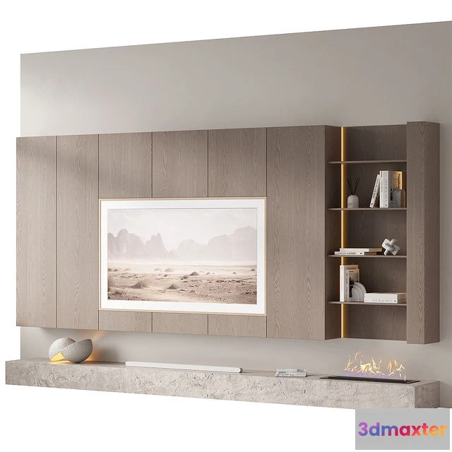 1544903 - TV Wall Minimalism ZS 3D Max