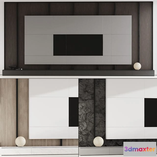 1549643 - TV wall 08 3D Max