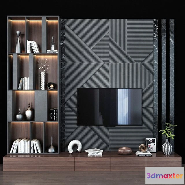 1556595 - TV shelf 0132 3D Max
