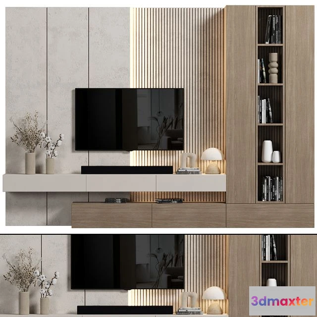 1563420 - TV Wall 118 3D Max