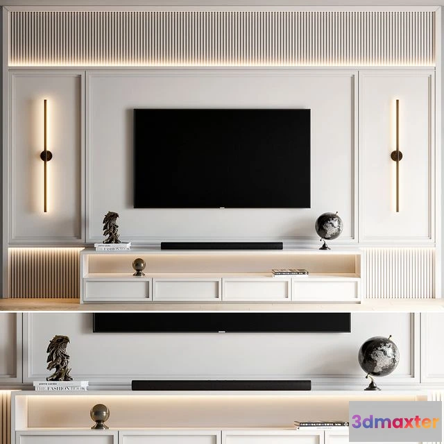 1563422 - TV Wall 38 (light) 3D Max